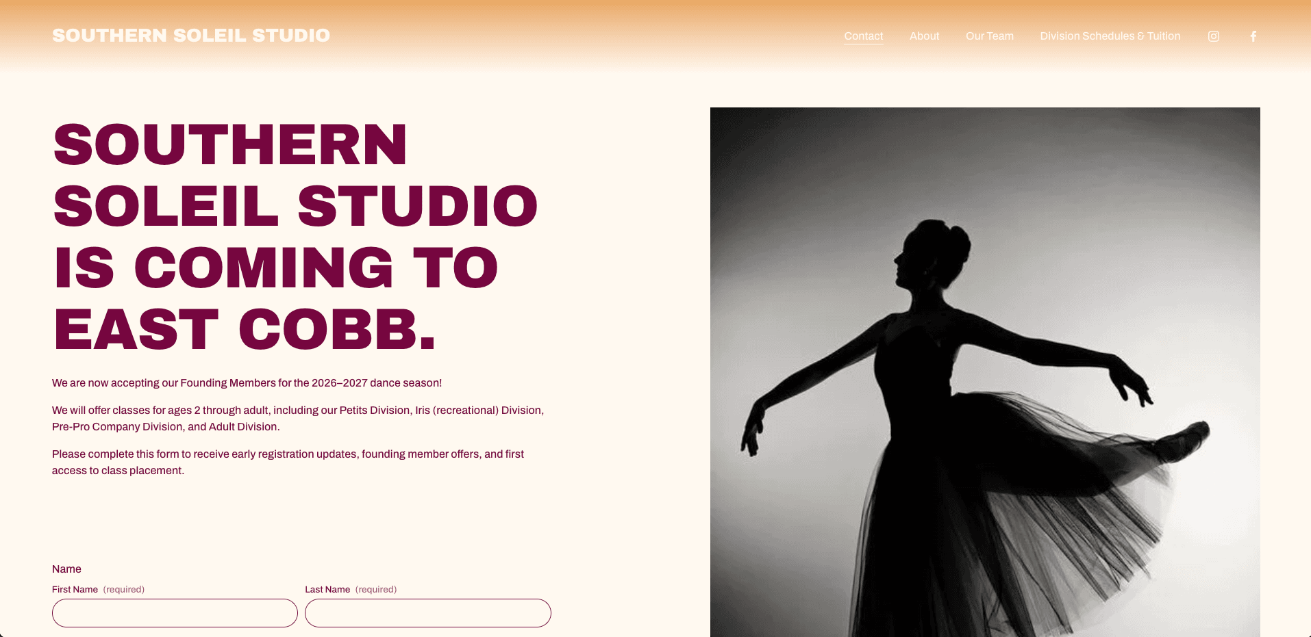 Southern Soleil Studio old website